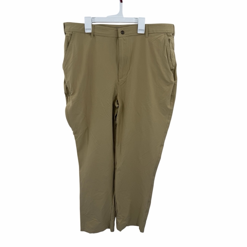 Coolibar Men’s Straight Leg Tan Nylon UPF 50+ Sun Protection Pants Size 38x30‎